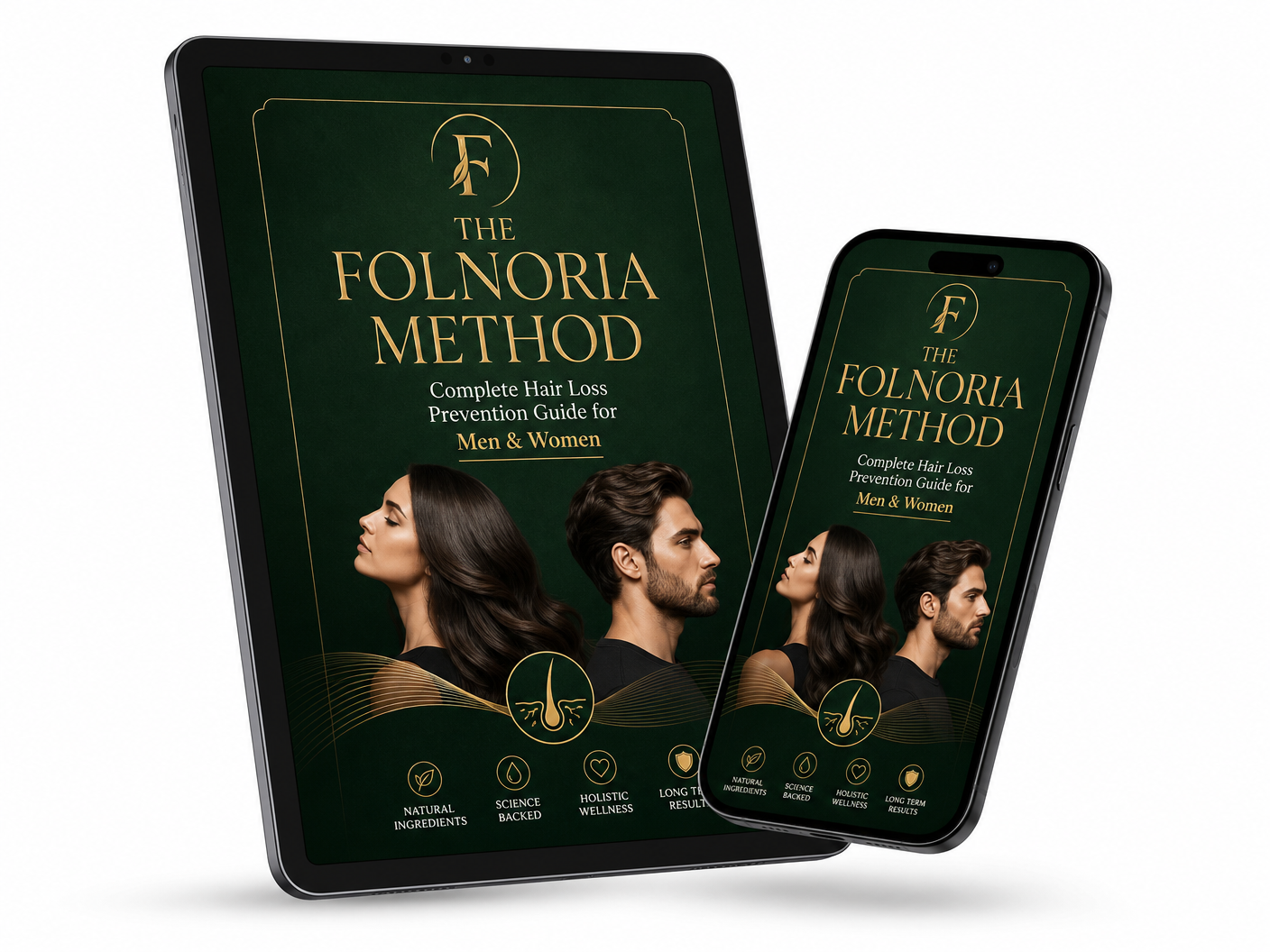 The Folnoria Method digital guide on tablet and phone